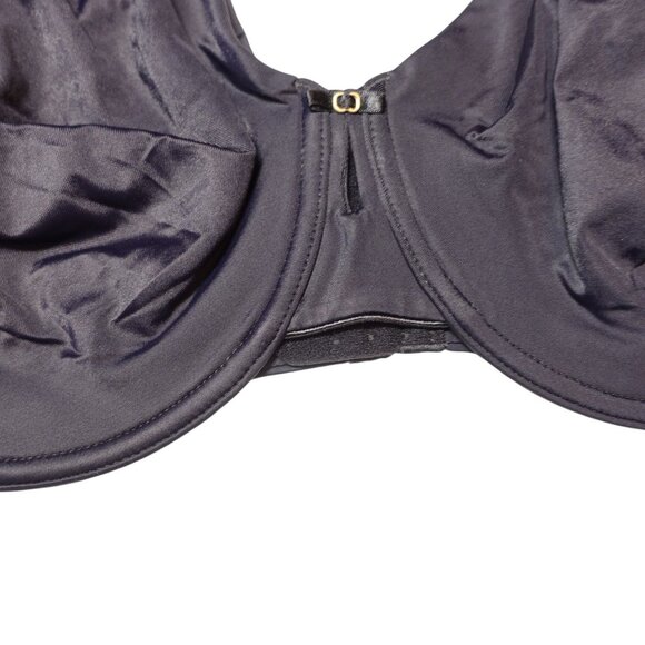 NWT Vanity Fair Beauty Back Non-Padded Bra Sz 42D Midnight Black Underwire - Picture 4 of 11